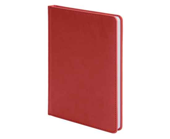 Ежедневник недатированный Campbell, А5,  красный, белый блок, Цвет: красный