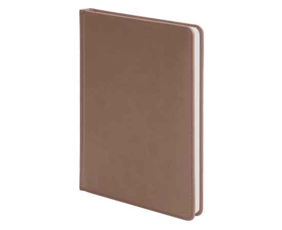 Ежедневник недатированный Campbell, А5,  коричневый, белый блок, Цвет: коричневый