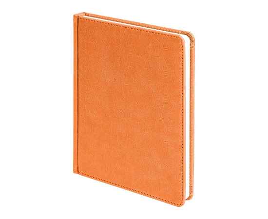 Ежедневник недатированный Bliss, А5,  оранжевый, белый блок, без обреза, Цвет: оранжевый