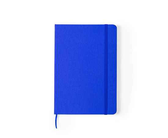 Блокнот MEIVAX, 80 листов, 14,7 x 21 x 1,5 см, синий, рециклированный полиэстер, Цвет: синий
