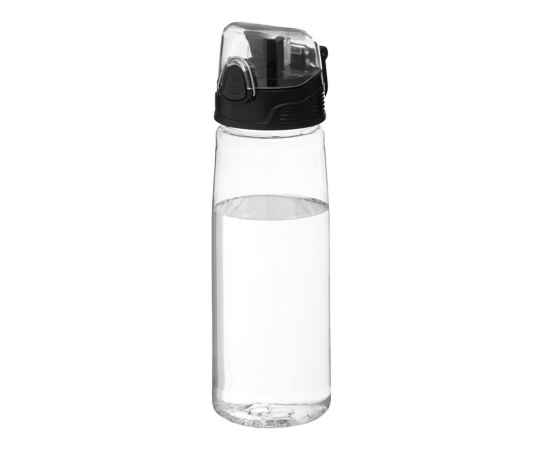Бутылка для воды FLASK, 800 мл, 25,2х7,7см, прозрачный, пластик, Цвет: прозрачный