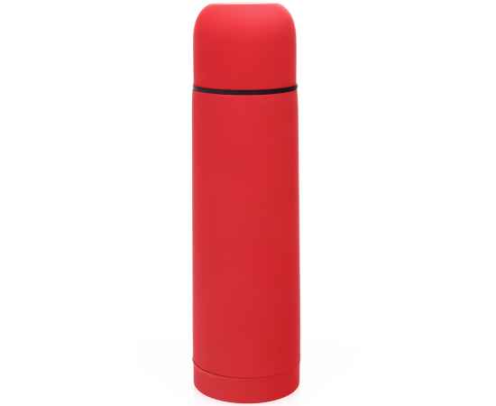Термос вакуумный 'Flask',сталь с покрытием софт тач, красный, 500 мл., Цвет: красный