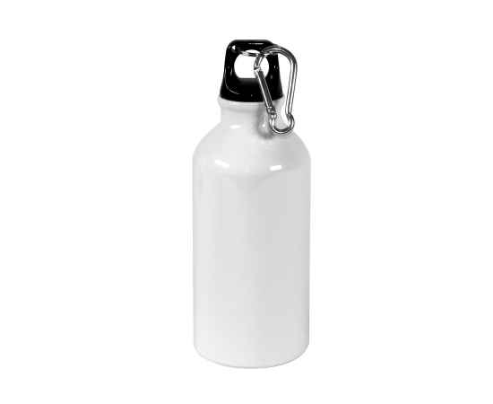 Бутылка под сублимацию GREIMS с карабином, белый, 400 мл, алюминий, Цвет: белый