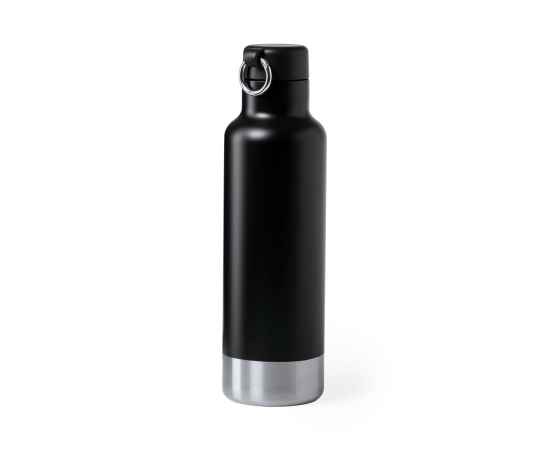 Бутылка для воды PERNAL, чёрный, 750 мл,  нержавеющая сталь, Цвет: Чёрный