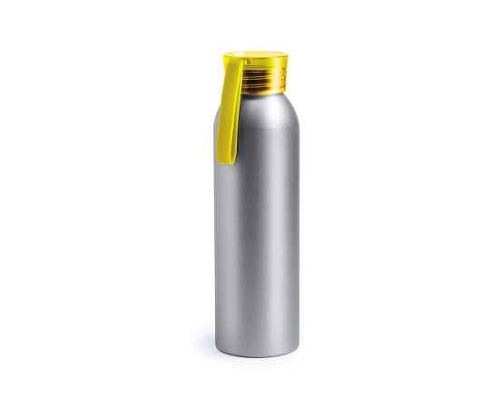 Бутылка для воды TUKEL, желтый, 650 мл,  алюминий, пластик, Цвет: желтый