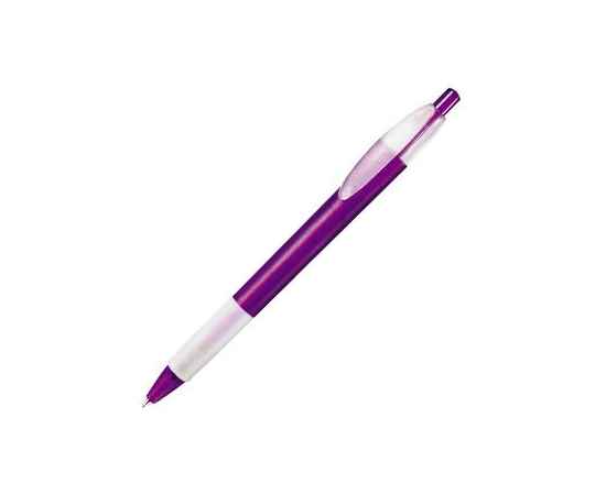 X-1 FROST GRIP, ручка шариковая, фростированный сиреневый/белый, пластик, Цвет: фиолетовый, белый
