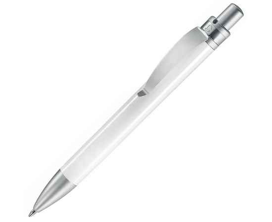 FUTURA, ручка шариковая, белый/хром, пластик/металл, Цвет: белый, серебристый