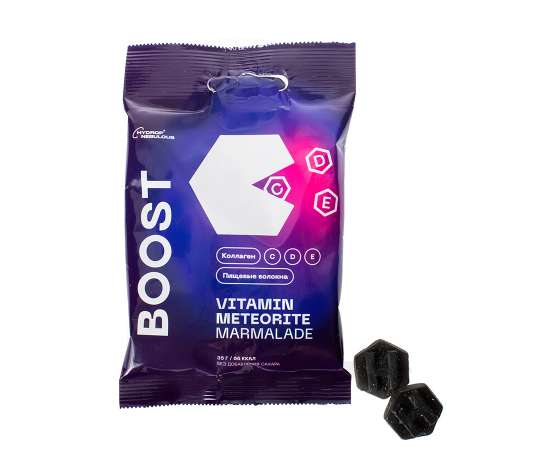 Витаминный мармелад BOOST, 35 гр, Цвет: фиолетовый, Размер: -