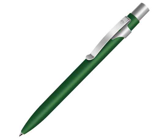 ALPHA, ручка шариковая, зеленый/хром, металл, Цвет: зеленый, серебристый
