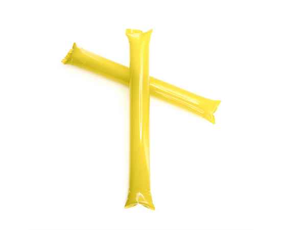 Палки-стучалки  'Оле-Оле' STICK, полиэтилен, 60*10 см, жёлтый, Цвет: желтый
