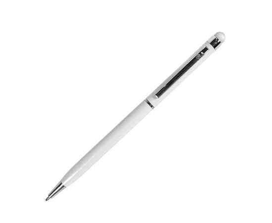 TOUCHWRITER, ручка шариковая со стилусом для сенсорных экранов, белый/хром, металл, Цвет: белый