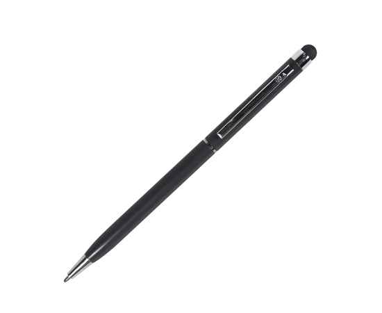TOUCHWRITER, ручка шариковая со стилусом для сенсорных экранов, черный/хром, металл, Цвет: Чёрный