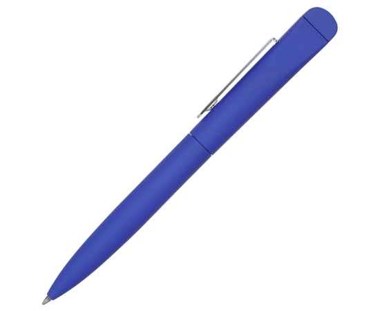 IQ, ручка с флешкой, 8 GB, синий/хром, металл, Цвет: синий, серебристый