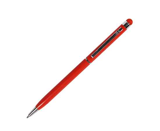 TOUCHWRITER, ручка шариковая со стилусом для сенсорных экранов, красный/хром, металл, Цвет: красный