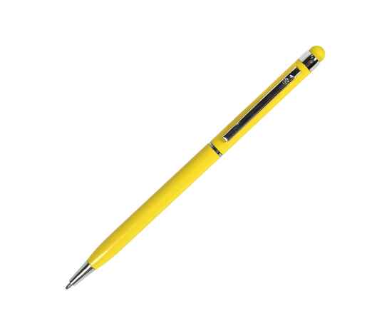 TOUCHWRITER, ручка шариковая со стилусом для сенсорных экранов, желтый/хром, металл, Цвет: желтый