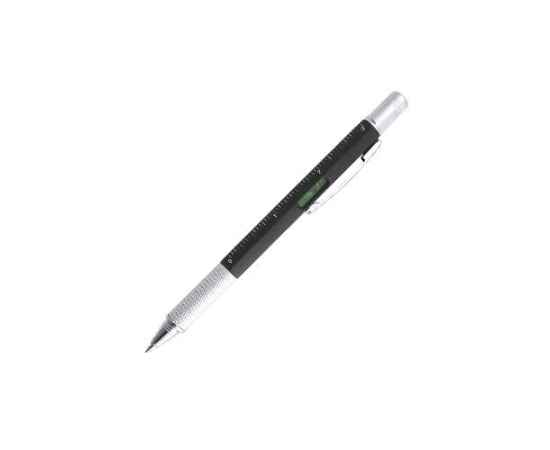 Ручка с мультиинструментом SAURIS, черный, пластик, металл, Цвет: Чёрный, Размер: 1 x 14,9 см