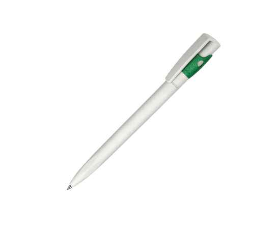 Ручка шариковая KIKI EcoLine SAFE TOUCH, зеленый, пластик, Цвет: белый, зеленый