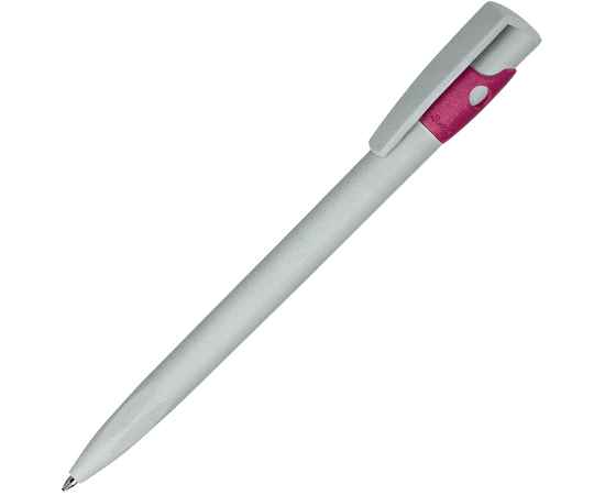 KIKI ECOLINE, ручка шариковая, серый/розовый, экопластик, Цвет: серый, розовый