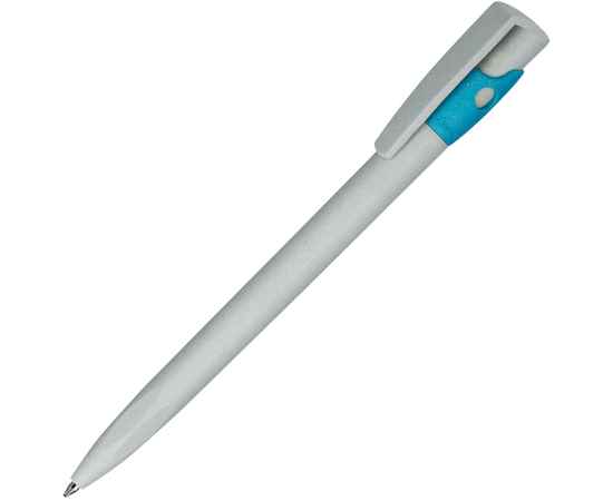 KIKI ECOLINE, ручка шариковая, серый/голубой, экопластик, Цвет: серый, голубой