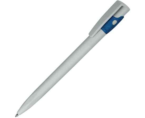 KIKI ECOLINE, ручка шариковая, серый/синий, экопластик, Цвет: серый, синий