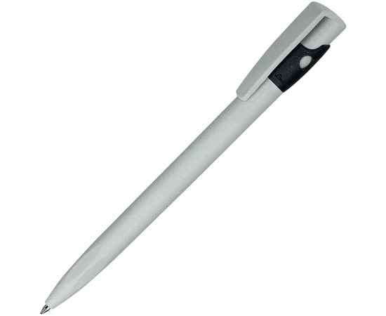 KIKI ECOLINE, ручка шариковая, серый/черный, экопластик, Цвет: серый, черный