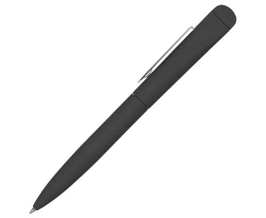 IQ, ручка с флешкой, 8 GB, черный/хром, металл, Цвет: черный, серебристый