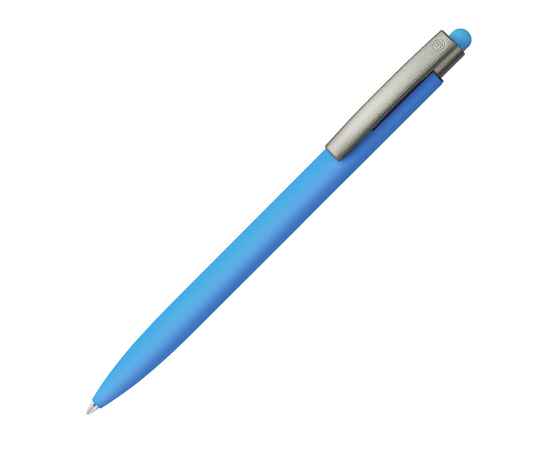 ELLE SOFT, ручка шариковая,  голубой, металл, синие чернила, Цвет: глубокий синий