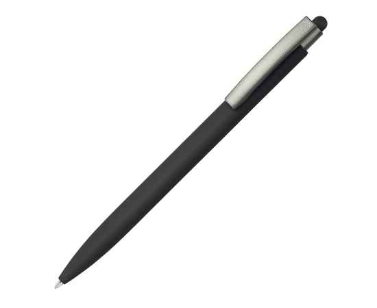 ELLE SOFT, ручка шариковая, черный, металл, синие чернила, Цвет: Чёрный
