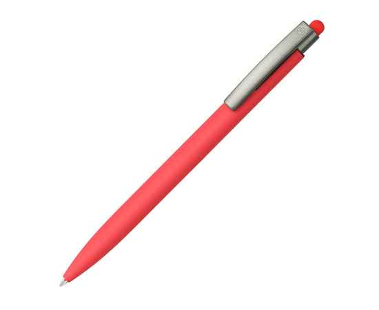 ELLE SOFT, ручка шариковая, красный, металл, синие чернила, Цвет: красный