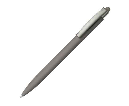 ELLE SOFT, ручка шариковая, серый, металл, синие чернила, Цвет: серый