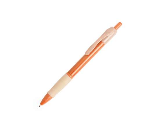Ручка шариковая ROSDY, пластик с пшеничным волокном, оранжевый, Цвет: оранжевый