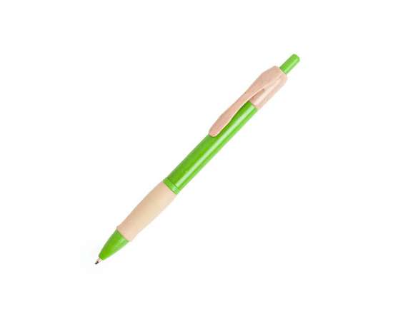 Ручка шариковая ROSDY, пластик с пшеничным волокном, зеленый, Цвет: зеленый