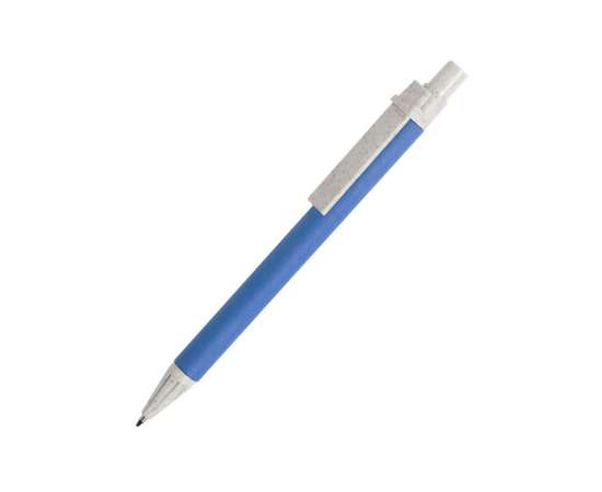 SALCEN, ручка шариковая, голубой, рециклированный картон, пластик с пшеничным волокном, Цвет: голубой