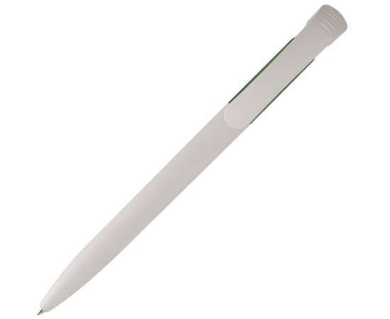 Ручка шариковая Bio-Pen, белая с зеленым, Цвет: зеленый, Размер: 14, изображение 3