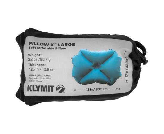 Надувная подушка Pillow X Large, бирюзовая, Цвет: бирюзовый, Размер: 56х32х14 с, изображение 5