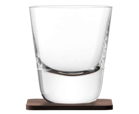 Набор из 2 стаканов Arran Whisky с деревянными подставками, Размер: диаметр 9, изображение 2