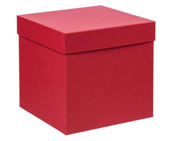 Коробка Cube, L, красная, Цвет: красный