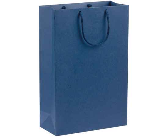 Пакет бумажный Porta M, синий, Цвет: синий, Размер: 23х35х10 см