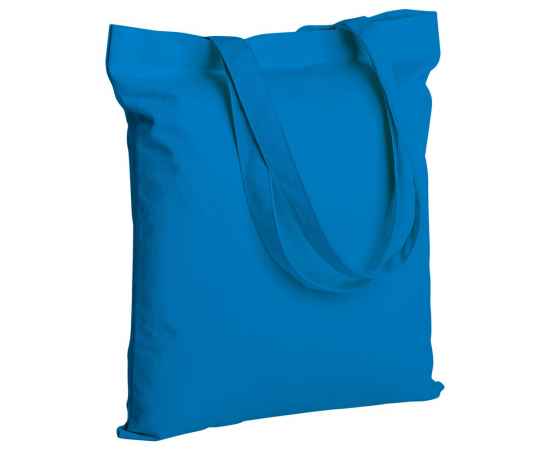Холщовая сумка Countryside, голубая (васильковая), Цвет: голубой, васильковый, Размер: 35х40 см, ручки: 60х2,7 см
