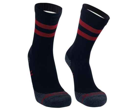 Водонепроницаемые носки Running Lite, черные с красным, размер S, Цвет: черный, красный, Размер: S
