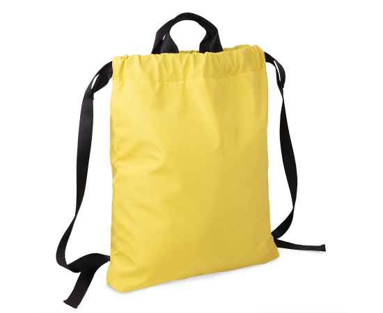 Рюкзак RUN, жёлтый, 48х40см, 100% нейлон, Цвет: желтый