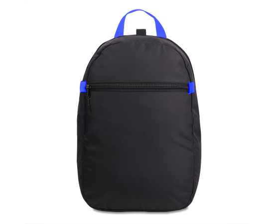 Рюкзак INTRO, синий/чёрный, 100% полиэстер, Цвет: синий, оранжевый