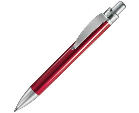 FUTURA, ручка шариковая, красный/хром, пластик/металл, Цвет: красный