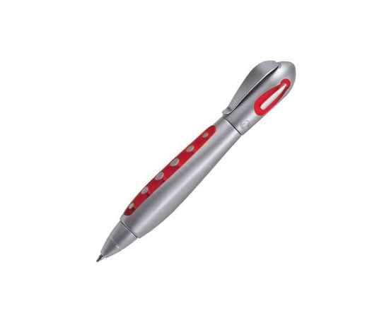 GALAXY, ручка шариковая, красный/хром, пластик/металл, Цвет: красный, серебристый