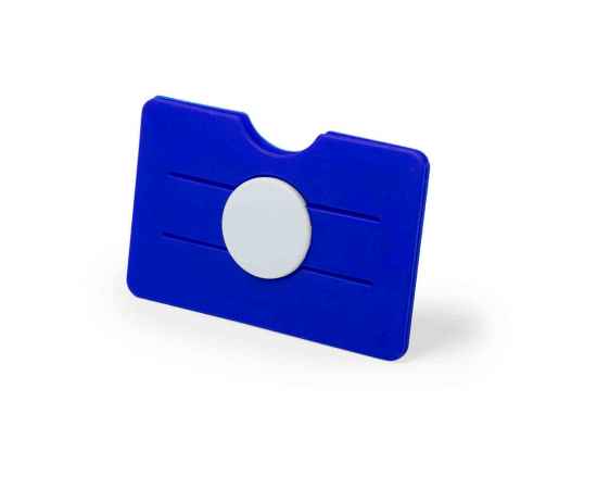 Картхолдер - держатель для телефона TISSON, синий, 8,8*5,6*0,5см, пластик, Цвет: синий
