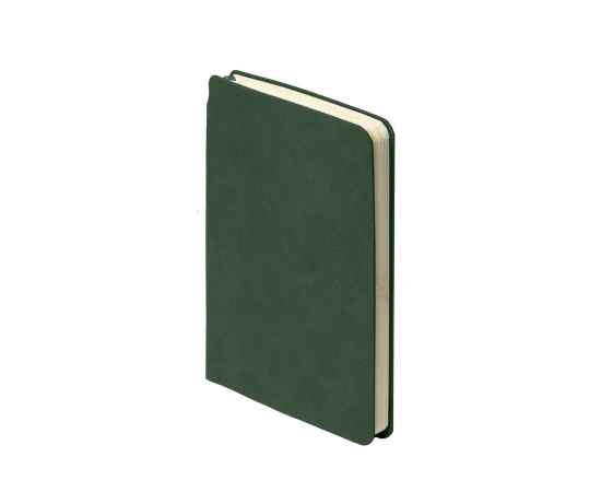Ежедневник недатированный SALLY, A6, темно-зеленый, кремовый блок, Цвет: зеленый