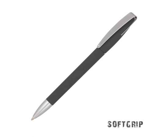 Ручка шариковая COBRA SOFTGRIP MM, черный, Цвет: черный