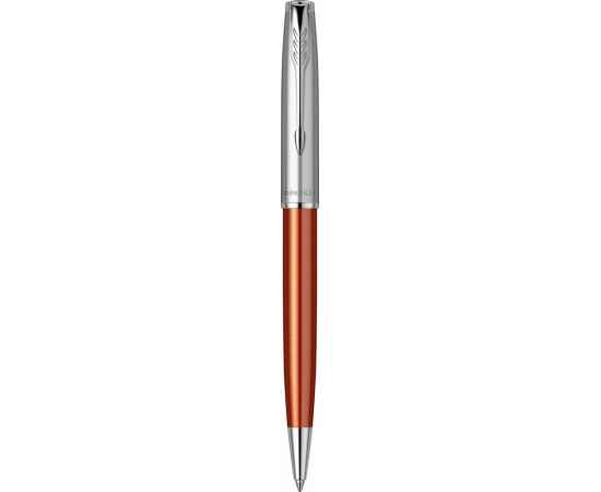 Шариковая ручка Parker Sonnet Essentials Orange SB Steel CT, цвет чернил black, стержень: M, в подарочной упаковке.