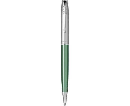 Шариковая ручка Parker Sonnet Essentials Green SB Steel CT, цвет чернил black, стержень: M, в подарочной упаковке.