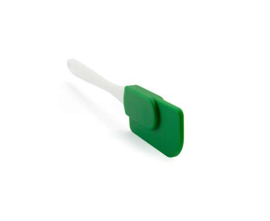 Лопатка кулинарная KERMAN, зеленый, 3,5х23х1см, силикон, пластик, Цвет: зеленый, белый, изображение 3